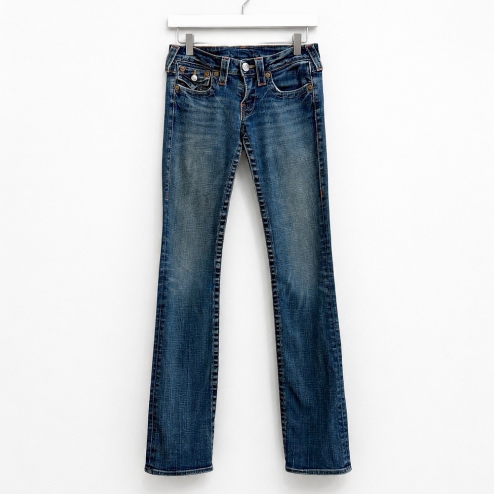True Religion Billy Big T Jeans 27x32 Low Rise Bootcut Y2K